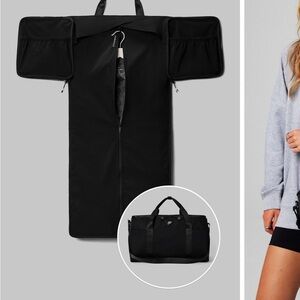 Fabletics Black Convertible Travel Bag